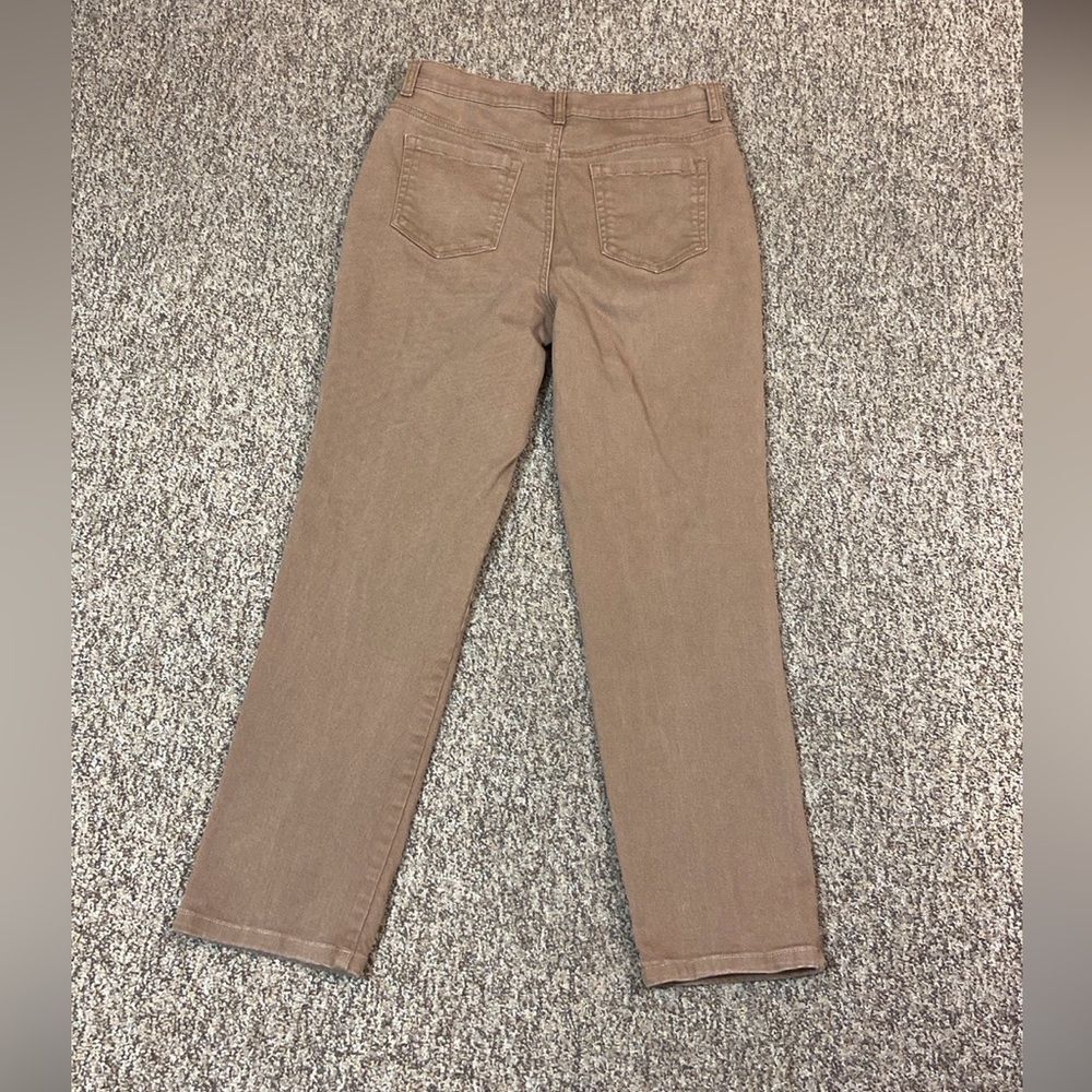 Style & Co Tan Straight Leg Jeans Versatile Cotton Women’s Size 10